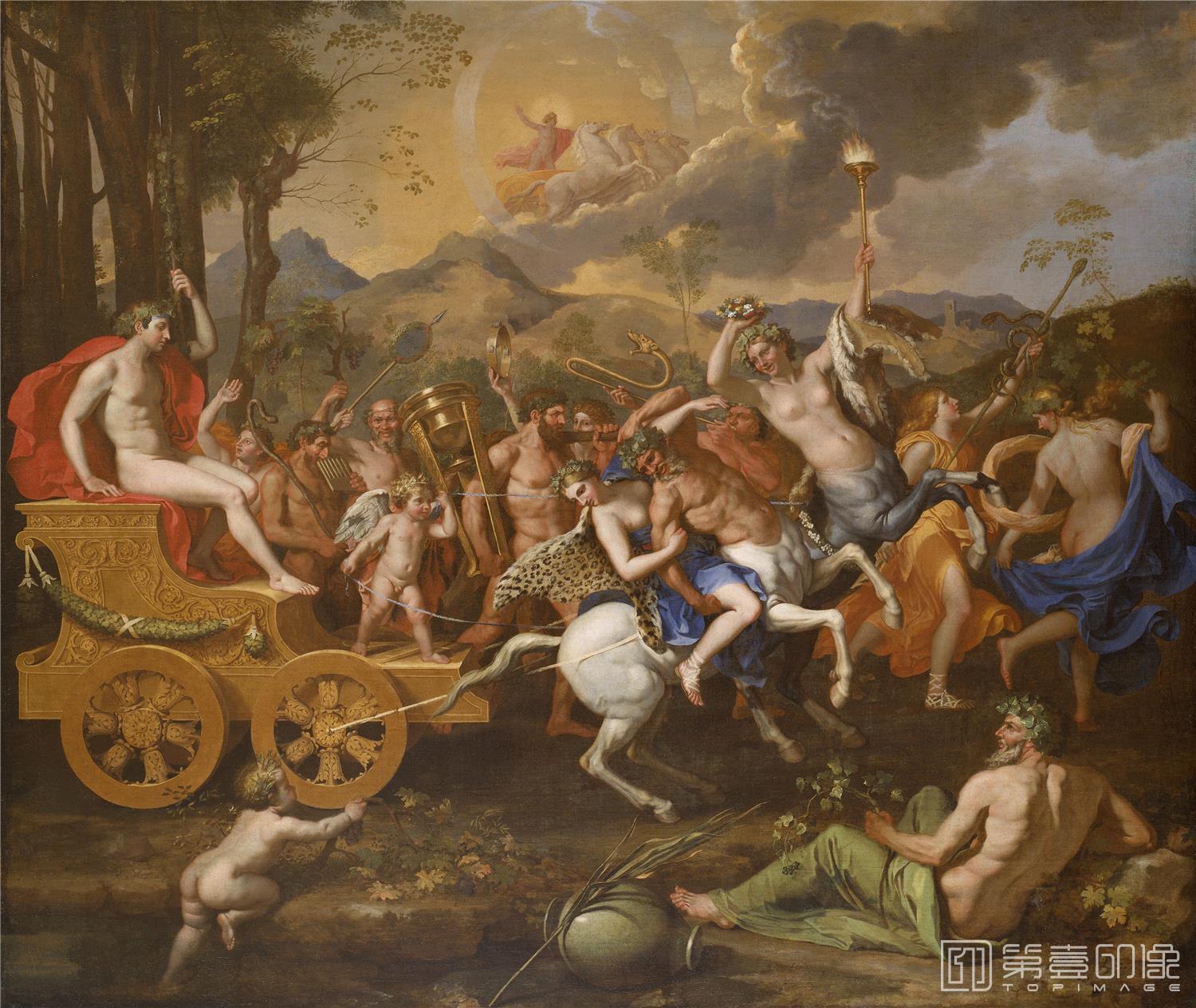 油画-美国阿特金森美术馆-Nicolas Poussin-The Triumph of Bacchus.tifNicolas Poussin - The Triumph of Bacchus-367